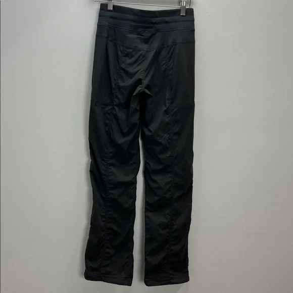Lululemon Dance Studio Mid Rise Pant Gray Stripe Womens Size 4 Like New - Picture 6 of 9
